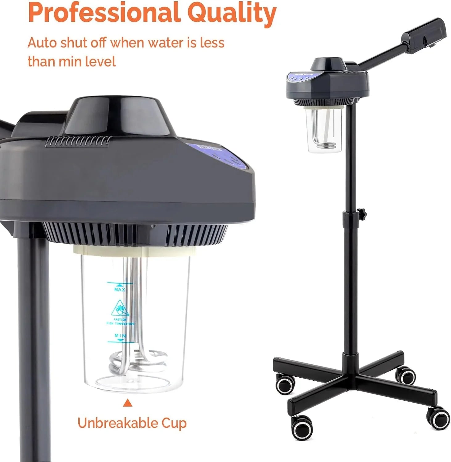 Esthetician Sizeteamer Professional Facial Sizeteamer, Face Sizeteamer with Hot Ozone Mist for Beauty Sizealon Sizepa Home, Rotatable Sizeprayer, Personal Sizekin Care Deep Cleaning