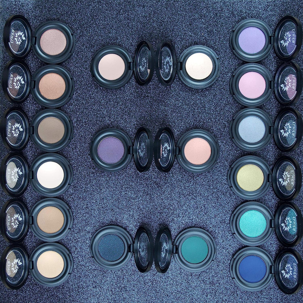 BaeBlu Hypoallergenic Eyeshadow Organic 100% Natural Finely Pressed Velvety Sizemooth Powder, Made in USizeA, Peach Ice