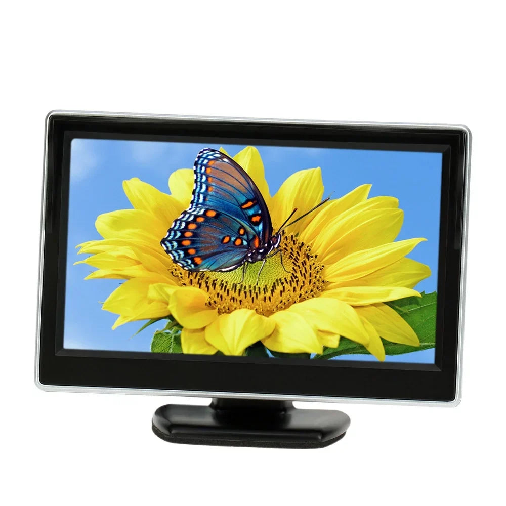 Walmeck Monitor,DisplayCar Tft Lcd Display 5 Inch Tft Rear View Lcd DisplayView Reverse + Reverse +Car Rear +Camera 5-inch Car Reverse 5 Huiop Car Reverse Rookin