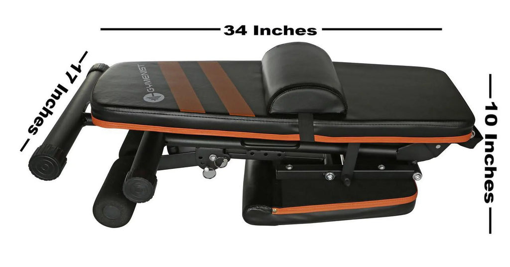 Gymenist, Adjustable Exerciser Bench, Exercise Workout Bench, Foldable and Easy to Carry, No Assembly Needed