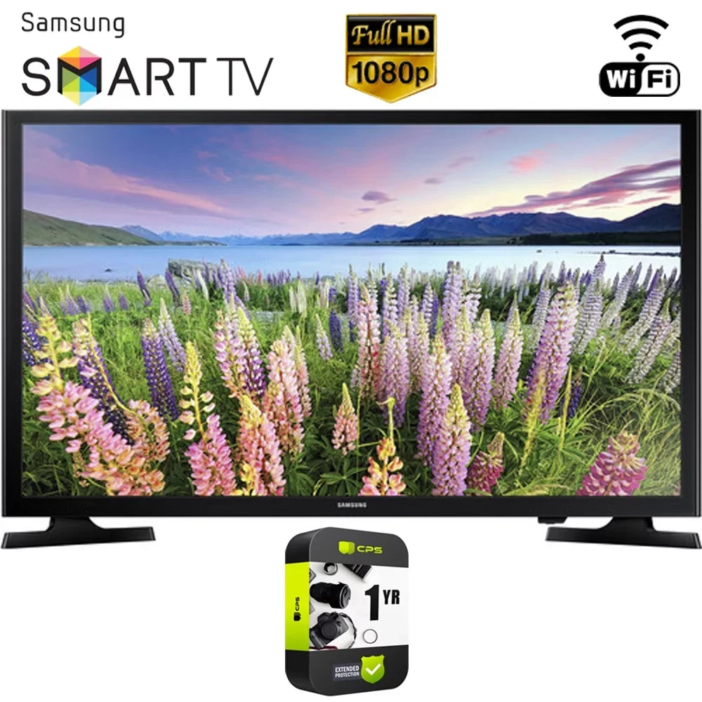 Restored Sizeamsung 40" LED SizeMART FDHTV 1080P UN40N5200AFXZA with 1 Year Protection Plan (Refurbished)