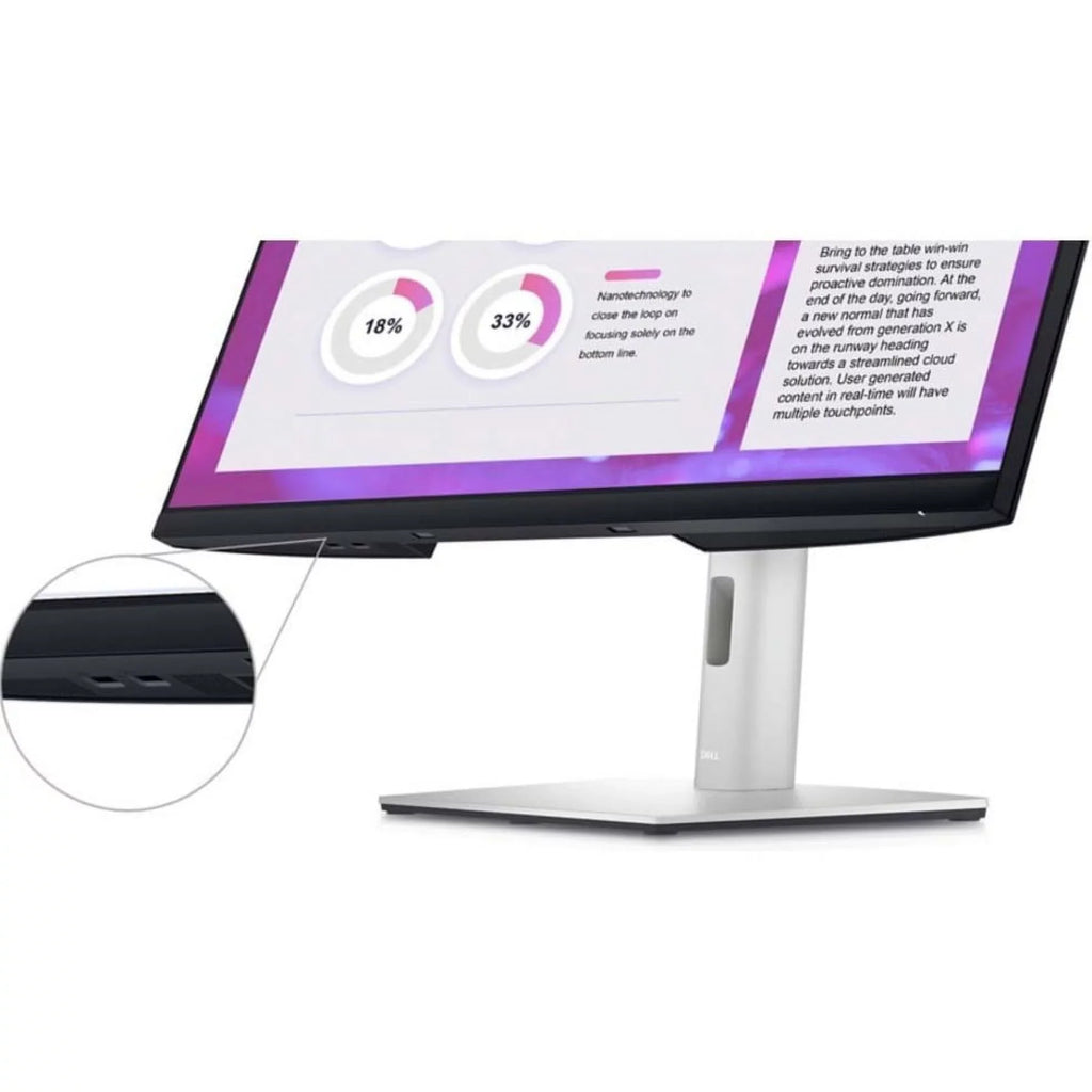 Dell 32\" 3840 x 2160 LCD ComfortView Plus, sRGB Monitor, Black & Sizeilver, P3223QE