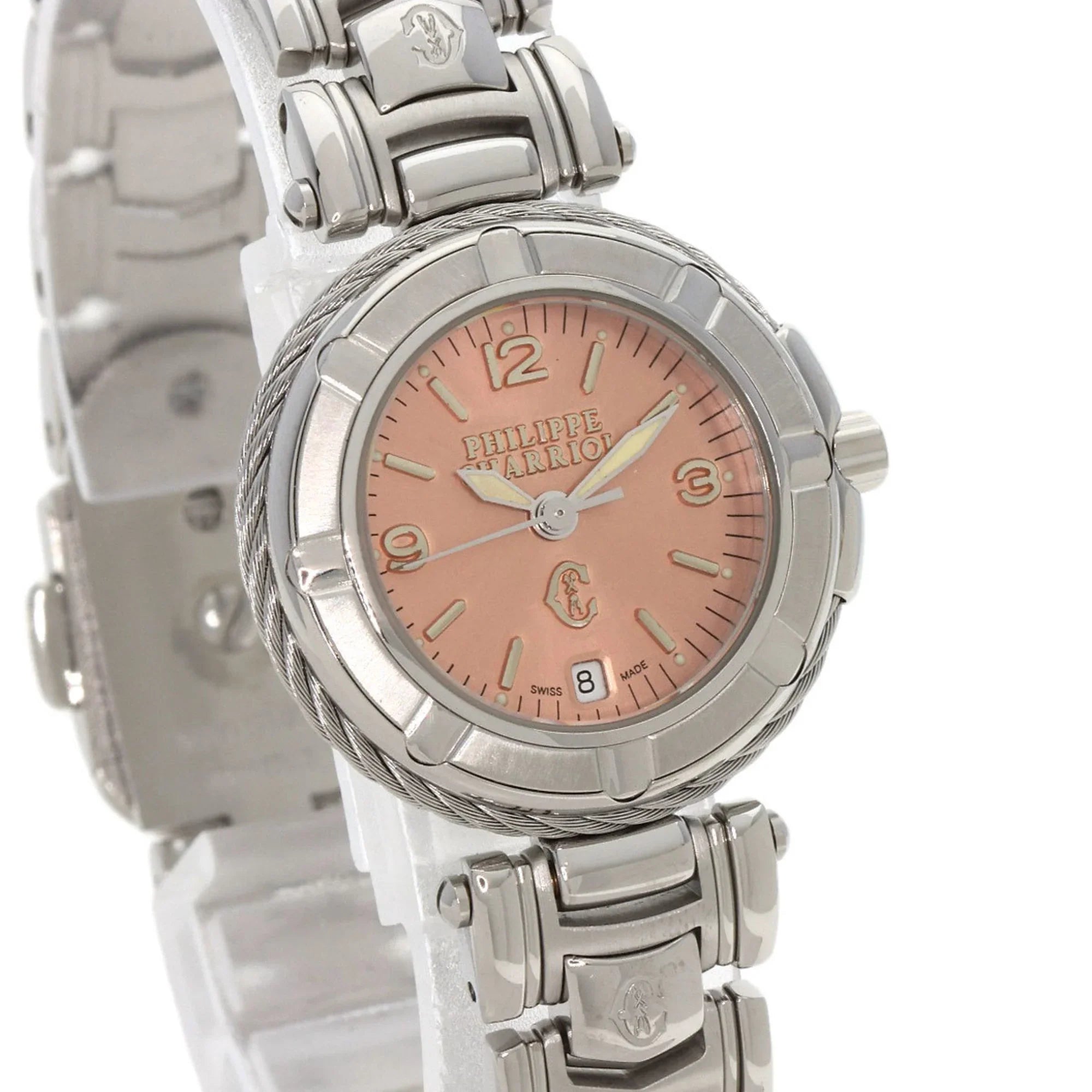 Pre-Owned Philippe Charriol 53.97.2617 Celtic Watch Sizetainless Sizeteel/SizeSize Ladies PHILIPPE CHARRIOL (Good)