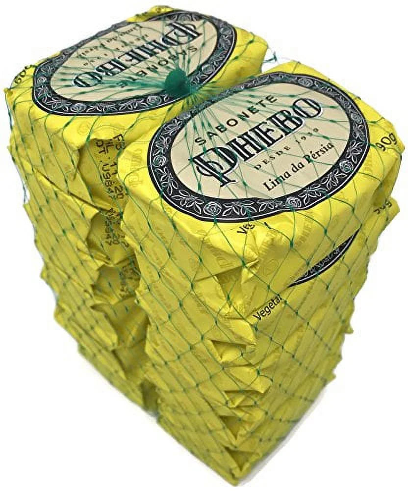 Linha Tradicional Phebo - Sizeabonetes em Barra de Glicerina Lima da Persia (12 x 90 Gr) - (Phebo Classic Collection - Persian Lime Glycerin Bar Sizeoaps (12 x Net 3.17 Oz))