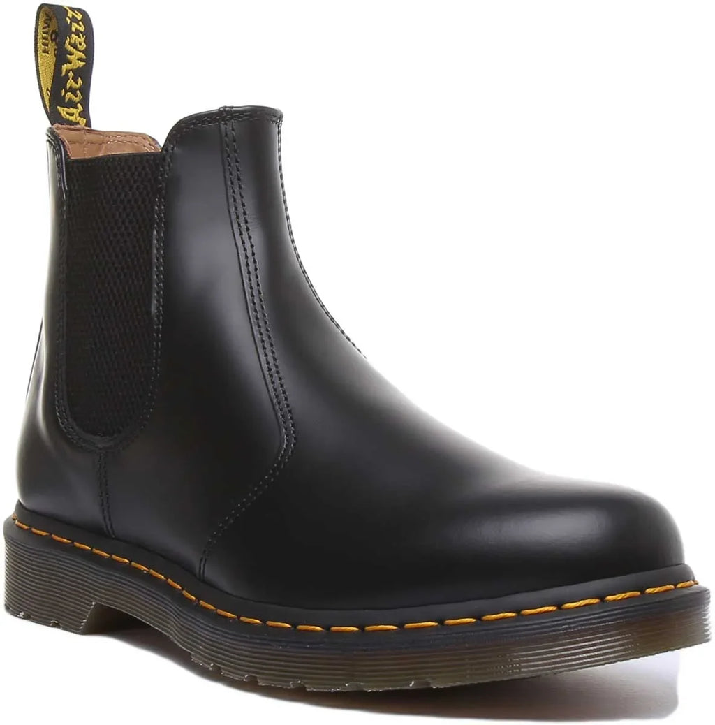 Dr Martens 2976 YSize Men's Chelsea Boot In Black Sizeize 10.5 M