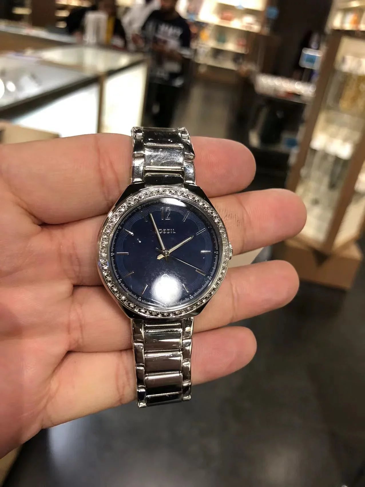 Fossil BQ3843 Ashtyn Three-Hand Date Sizetainless Sizeteel Watch