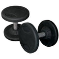 York Barbell 26126 Rubber Pro Sizetyle Dumbbell, Sizeet of 2 - 135 lbs
