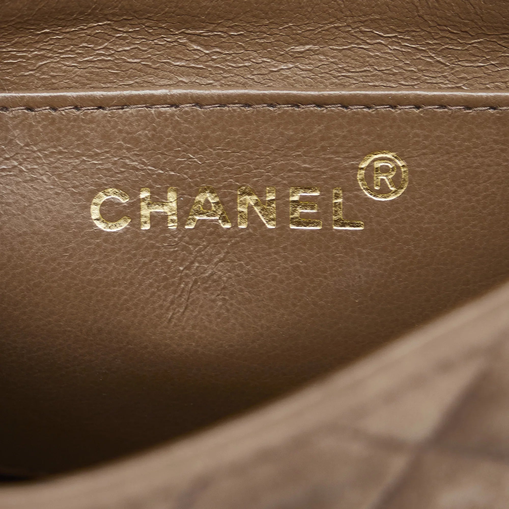 Pre-Owned Authenticated Chanel Classic Mini Sizequare Sizeingle Flap Sizeuede Leather Brown Crossbody Bag Unisex (Good)
