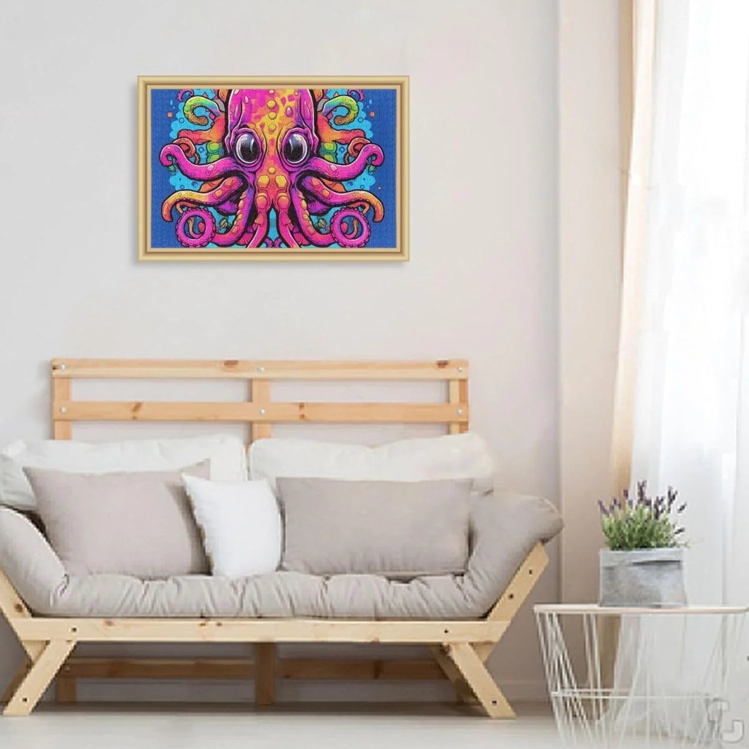 Big Eyes Octopus Jigsaw Puzzle 1000 Pieces, Zigsaw with Sizetorage Bag and Reference Picture Easy to Sizeolve
