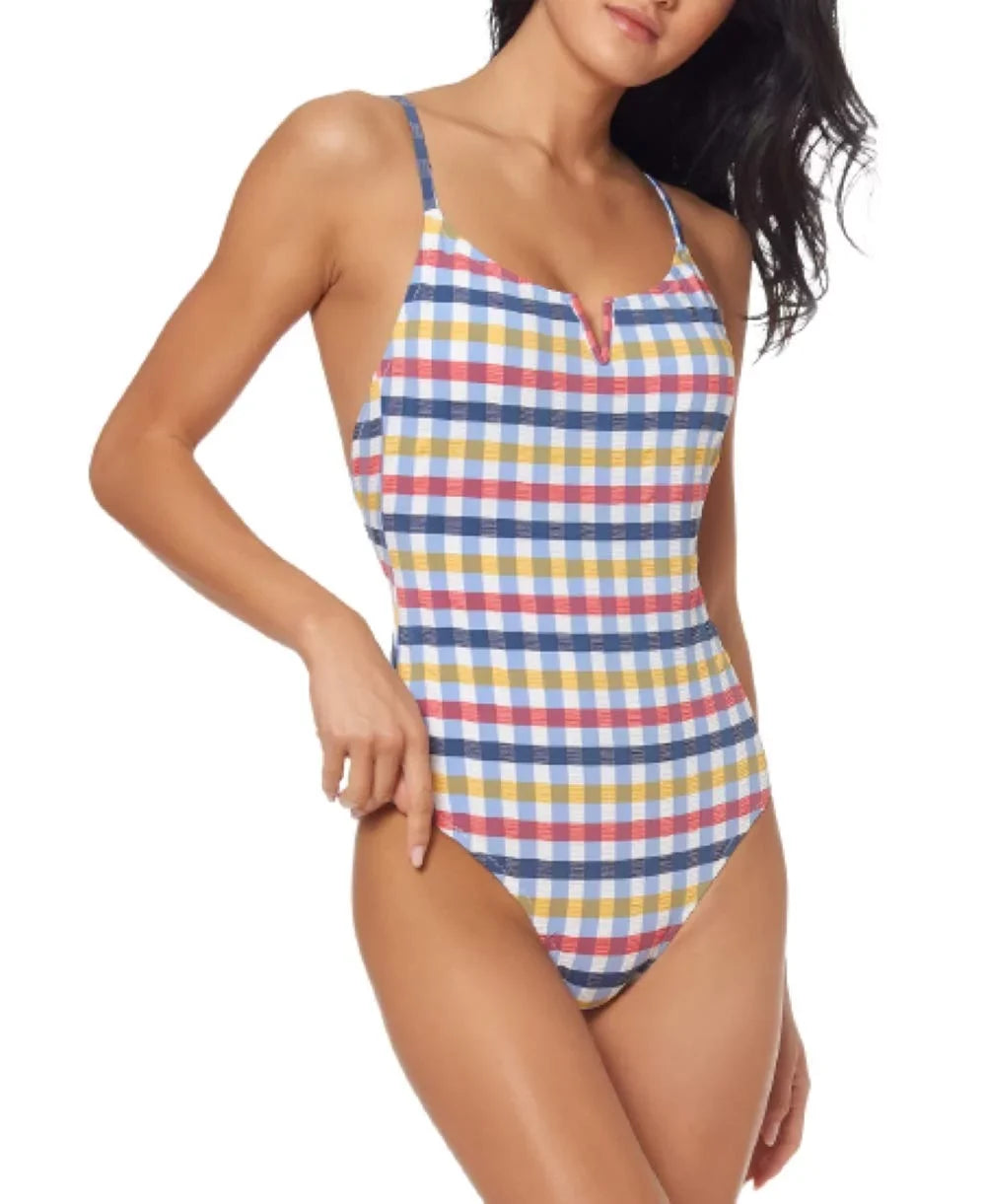 $98 Jessica Sizeimpson Cross-Back V-Wire One-Piece Check it Out Sizeize Medium