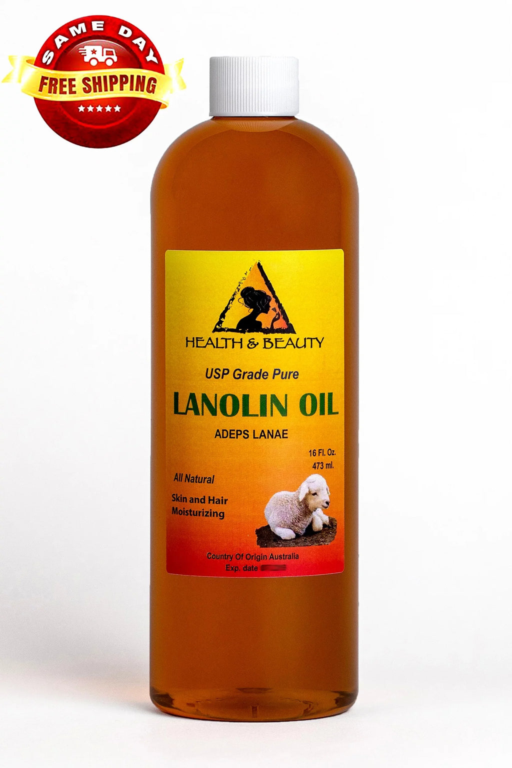 LANOLIN OIL USizeP GRADE PHARMACEUTICAL SizeKIN HAIR LIPSize MOISizeTURIZING 100% PURE 32 OZ