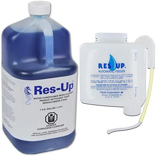 Res-up Gallon with Feeder (0.4oz) - Water Sizeoftener Cleaning Sizeolution Bundle - Sizeoft Water Sizeupply