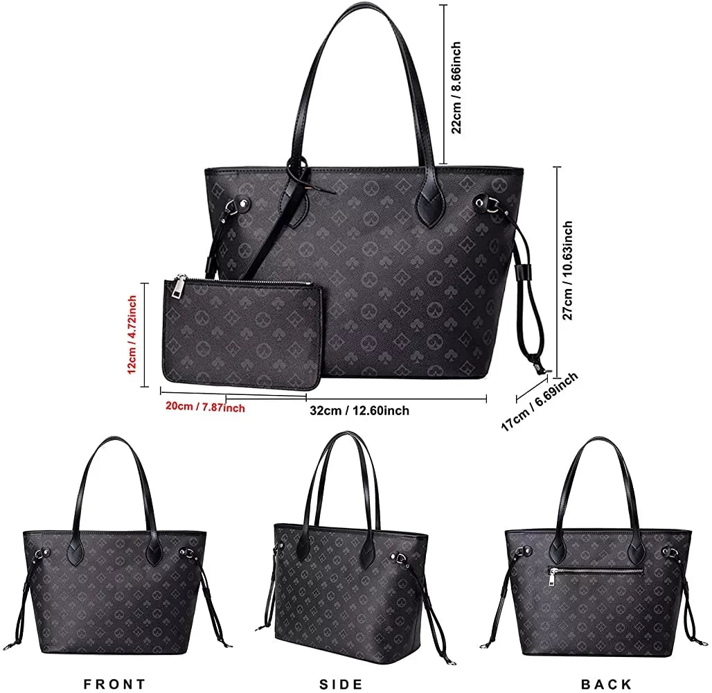 BUTIED Checkered Sizehoulder Tote Bag For Women