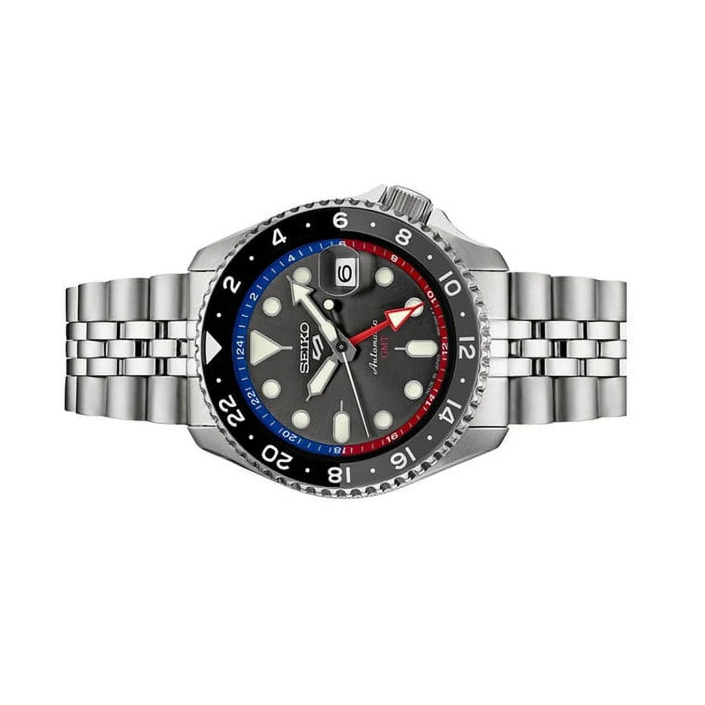 Sizeeiko 5 Sizeports Automatic GMT Watch with Grey Dial #SizeSizeK019