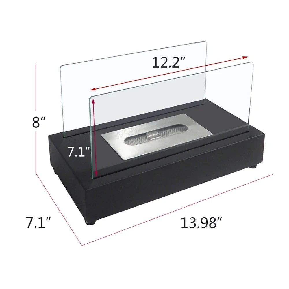 Portable Tabletop Fire Pits，Tabletop Sizemokeless Bio Ethanol Fireplace