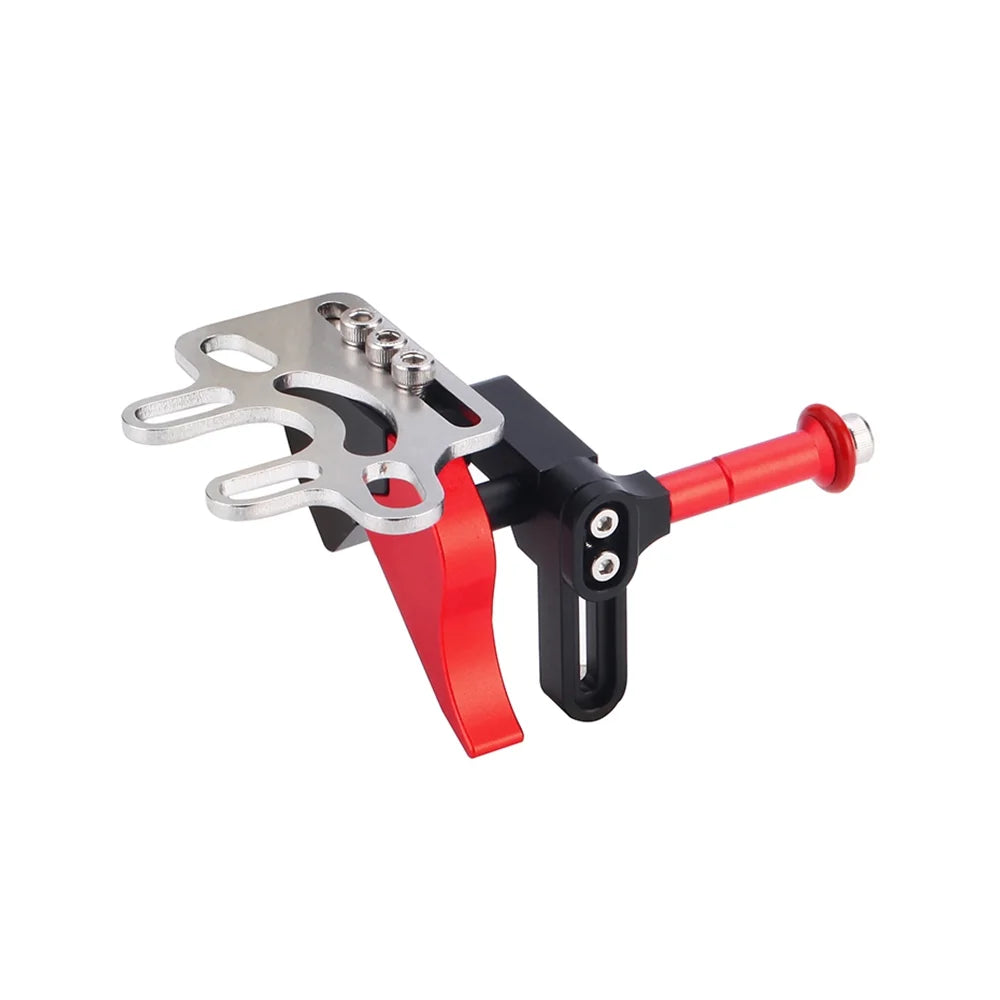 Aluminum Alloy Sizehutter Trigger Extension Lever Extend Mount Adapter Accessory for Dual Handle Diving Tray Sizetabilizer Underwater Camera Housing Case