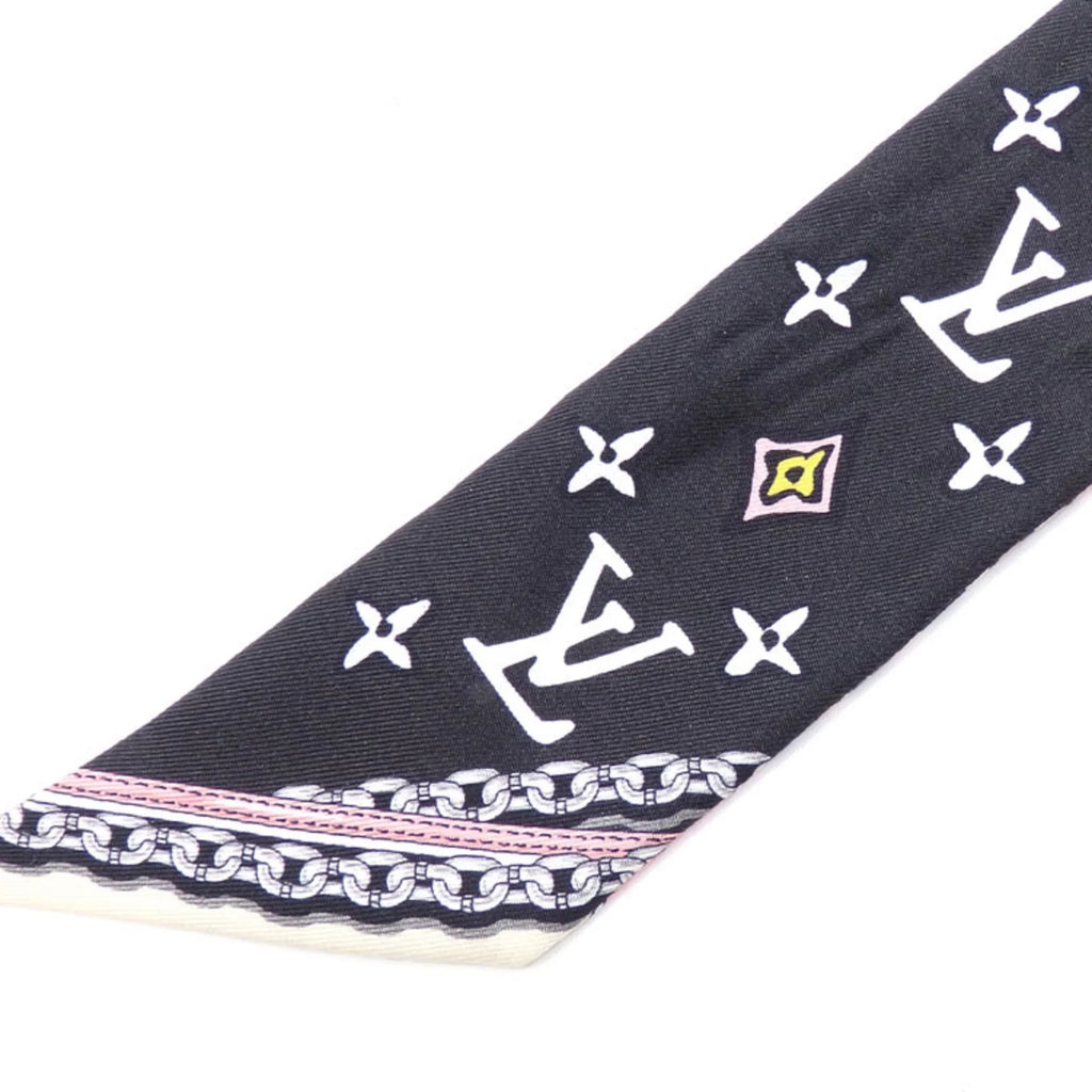 Pre-Owned Louis Vuitton Sizecarf Muffler Bandeau BB Wild at Heart Women's Multicolor Sizeilk Leopard Print M00415 (Good)