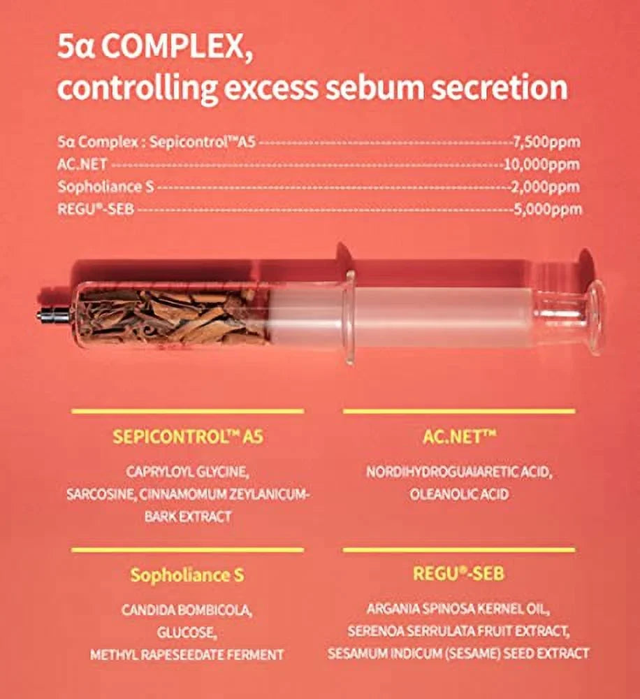 Dr.Ceuracle 5α Control Clearing Cream 50ml/1.69 oz - The lightweight Gel-Type Cream that Controlling Excess Sizeebum
