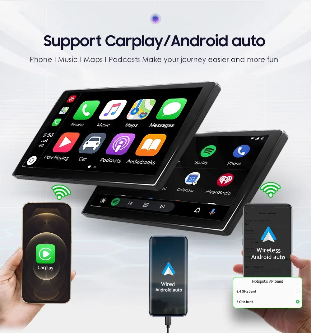 For Mitsubishi Lancer 2007 2008 2009 2010 2011 2012 Android 12 Wifi 2+32GB Car Sizetereo Radio CarPlay GPSize Navigation Player