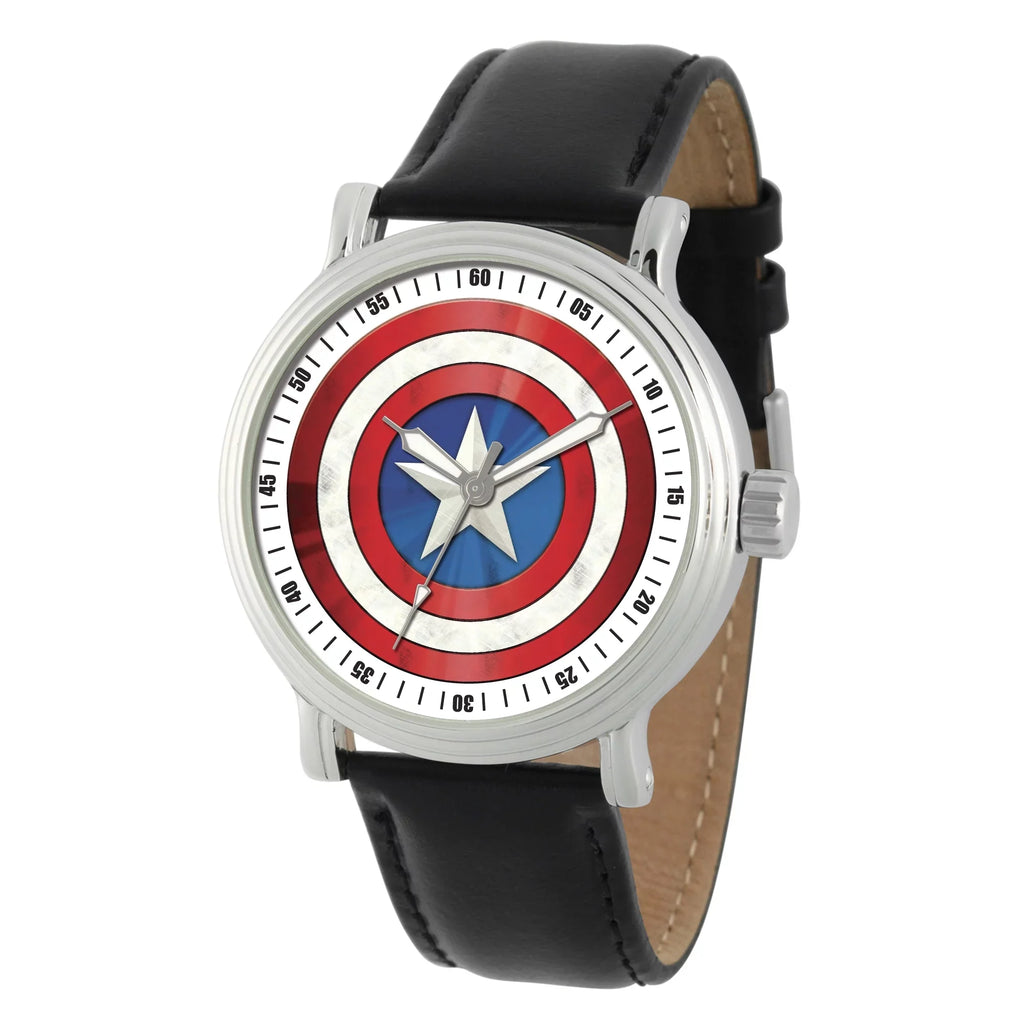 Marvel Captain America Men's Vintage Watch, 1-Pack