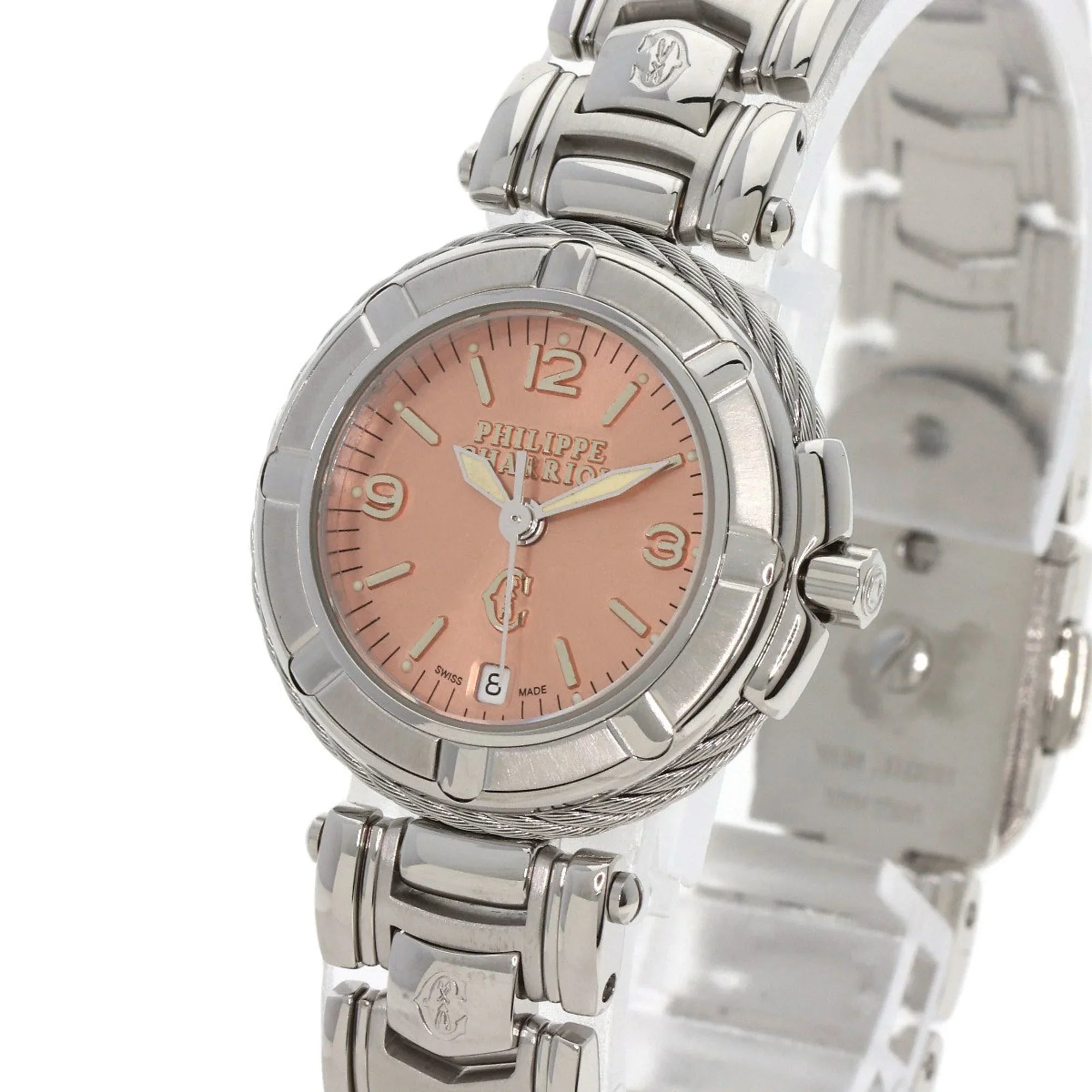 Pre-Owned Philippe Charriol 53.97.2617 Celtic Watch Sizetainless Sizeteel/SizeSize Ladies PHILIPPE CHARRIOL (Good)