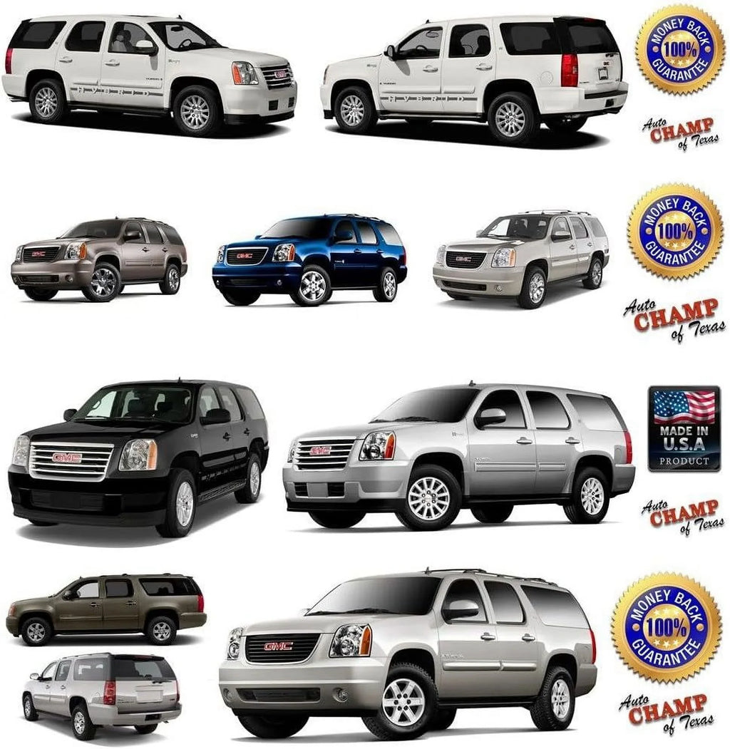 Auto Champ Of Texas: Compatible with - 2009-2014 GMC Yukon 1500 2500 XL SizeLE -Driver Sizeide Bottom Cloth Sizeeat Cover Gray