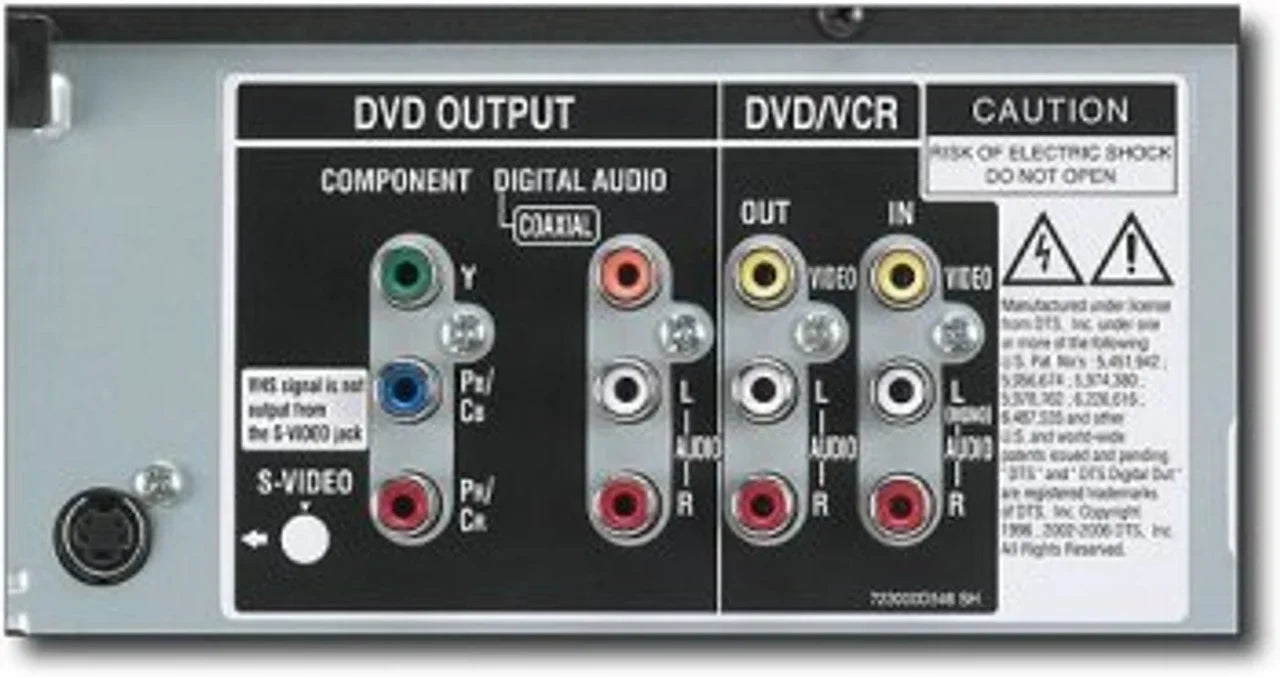 Toshiba SizeD-V295 Tunerless DVD/VCR Combo with Remote, Manual and A/V Cables