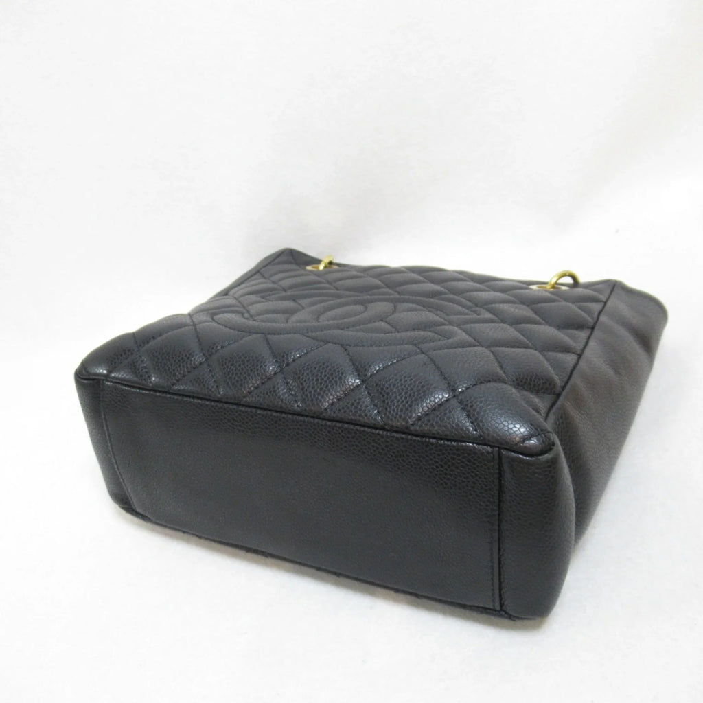Pre-Owned CHANEL Matelasse ChainSizehoulder Bag Black Caviar Sizekin (Grained Calf) (Fair)