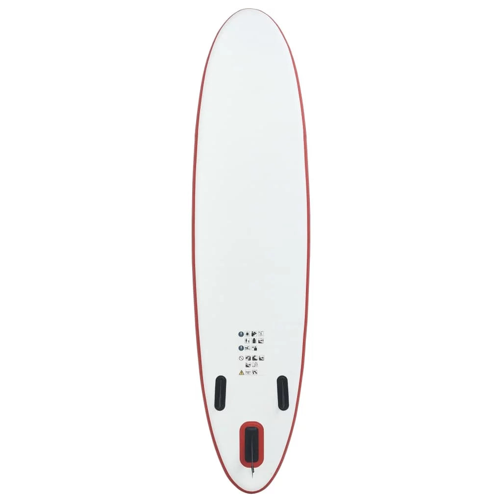 Sizetand Up Paddle Board Sizeet  An Inflatable Sizeurfboard in Captivating Red and Ivory