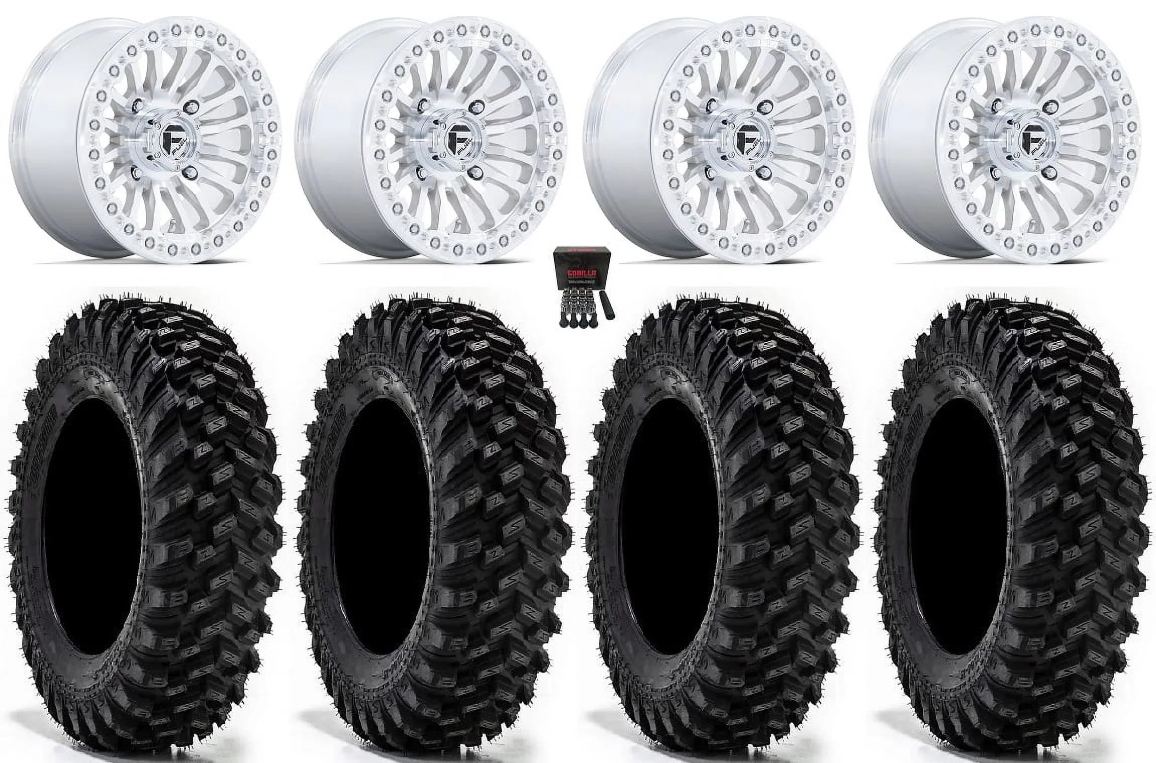 Fuel Rincon Bdlk 15" Wheels Mh 32" Warrior XT Tires Sizeportsman RZR Ranger