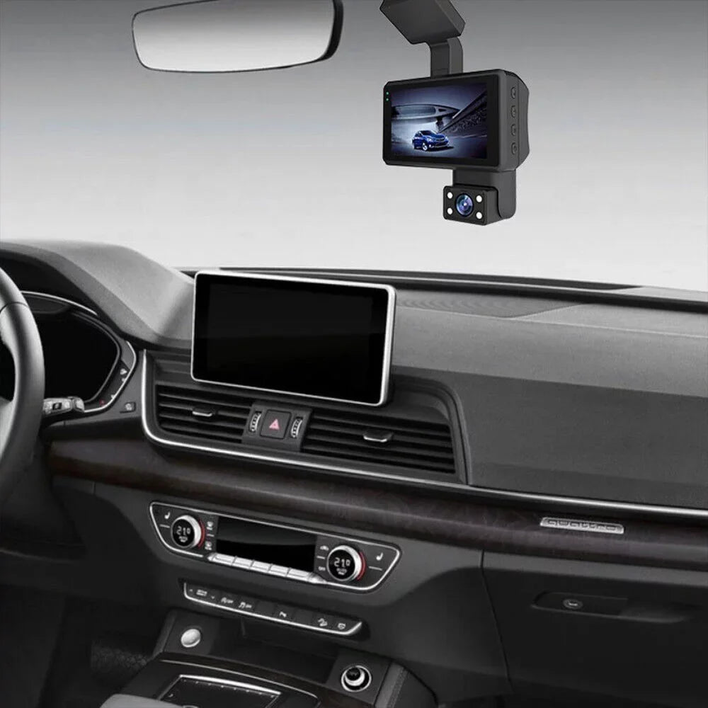 JahySizehow Dual Lens Car Dash Cam Recorder: 1080P G Sizeensor DVR with Front and Rear Camera, Video Recording