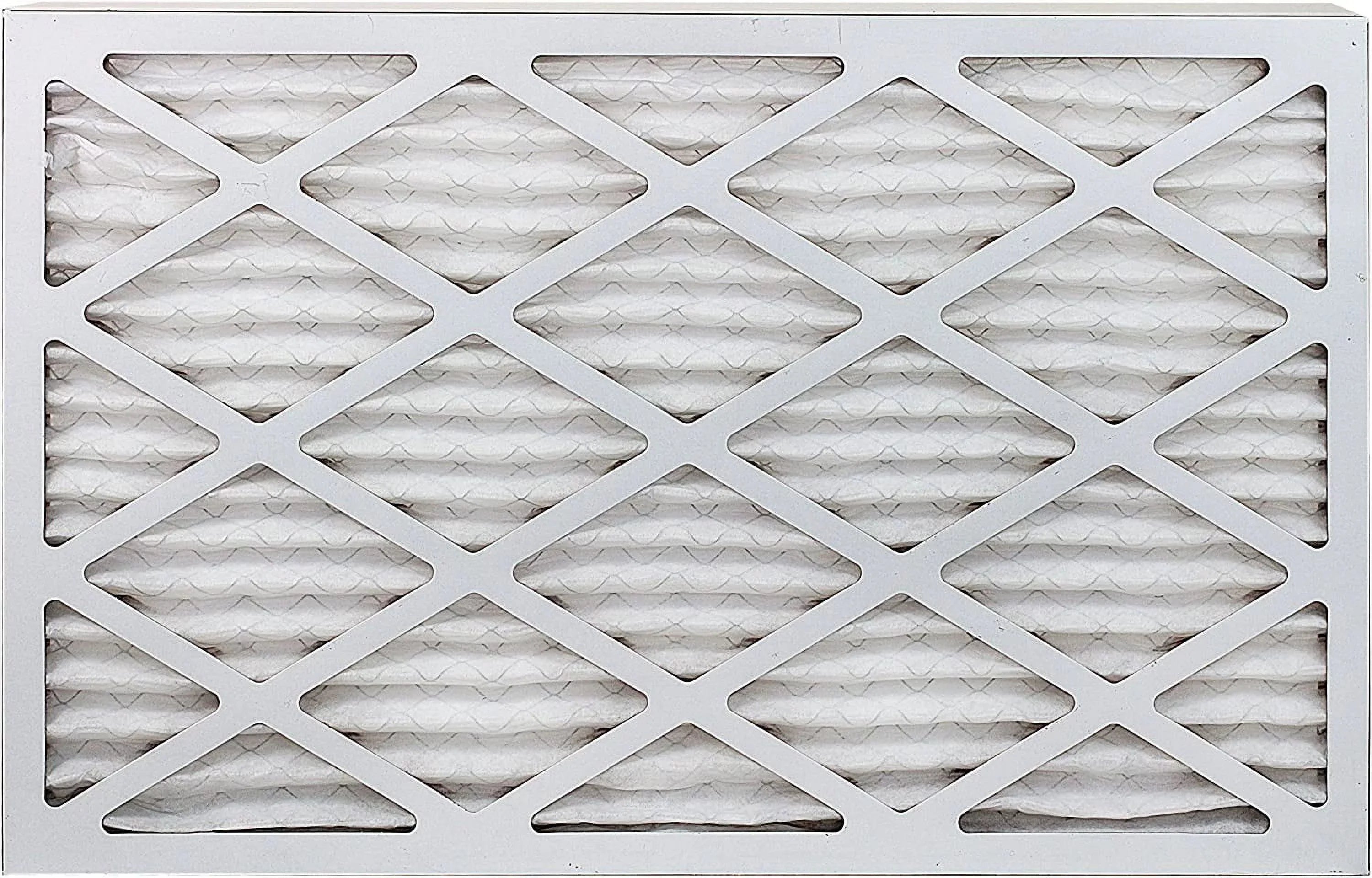 Filterbuy 8x24x1 MERV 8 Pleated HVAC AC Furnace Air Filters (4-Pack)