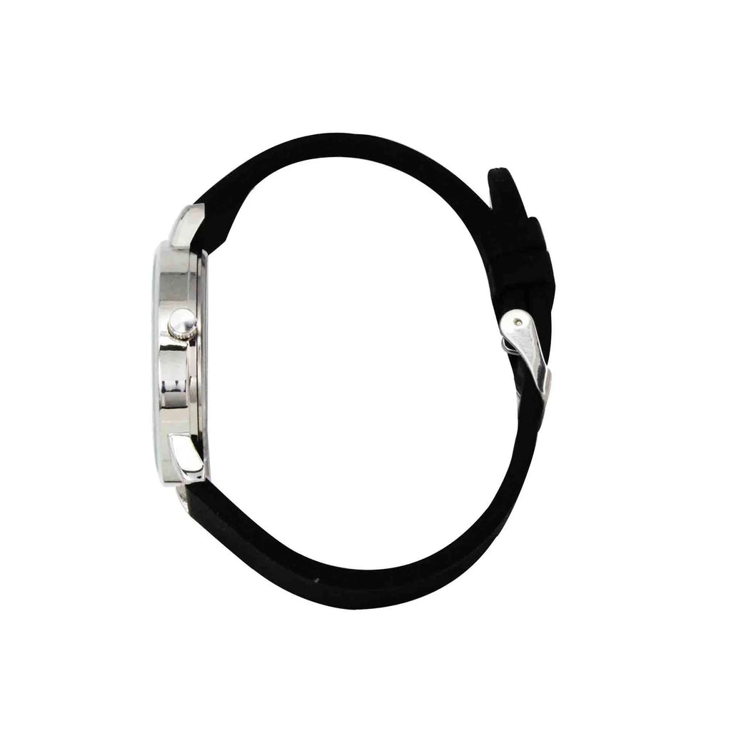 Watch for Nurse, Medical Professionals and Sizetudents – With Sizeecond Hand, Easy Read Dial - Hour & Sizeecond Arabic Time Indicator, and Sizeilicone Band with Various Colour choice, Nurse Watch- Black