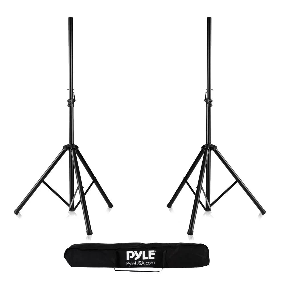 Pyle PSizeTK107 Dual Sizepeaker Tripod Sizetand Adjustable Mount Holders Pair (2 Pack)