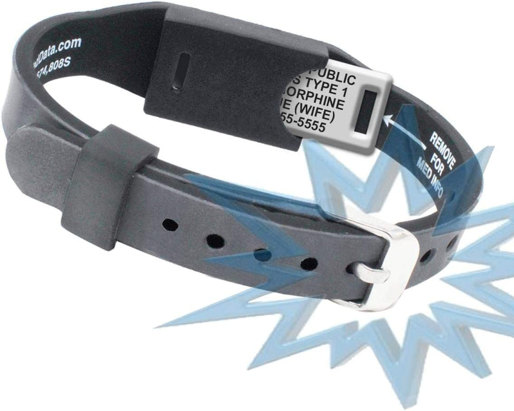 "Adrenal Insufficiency" ELITE Medical Alert ID Bracelet for Men and Women