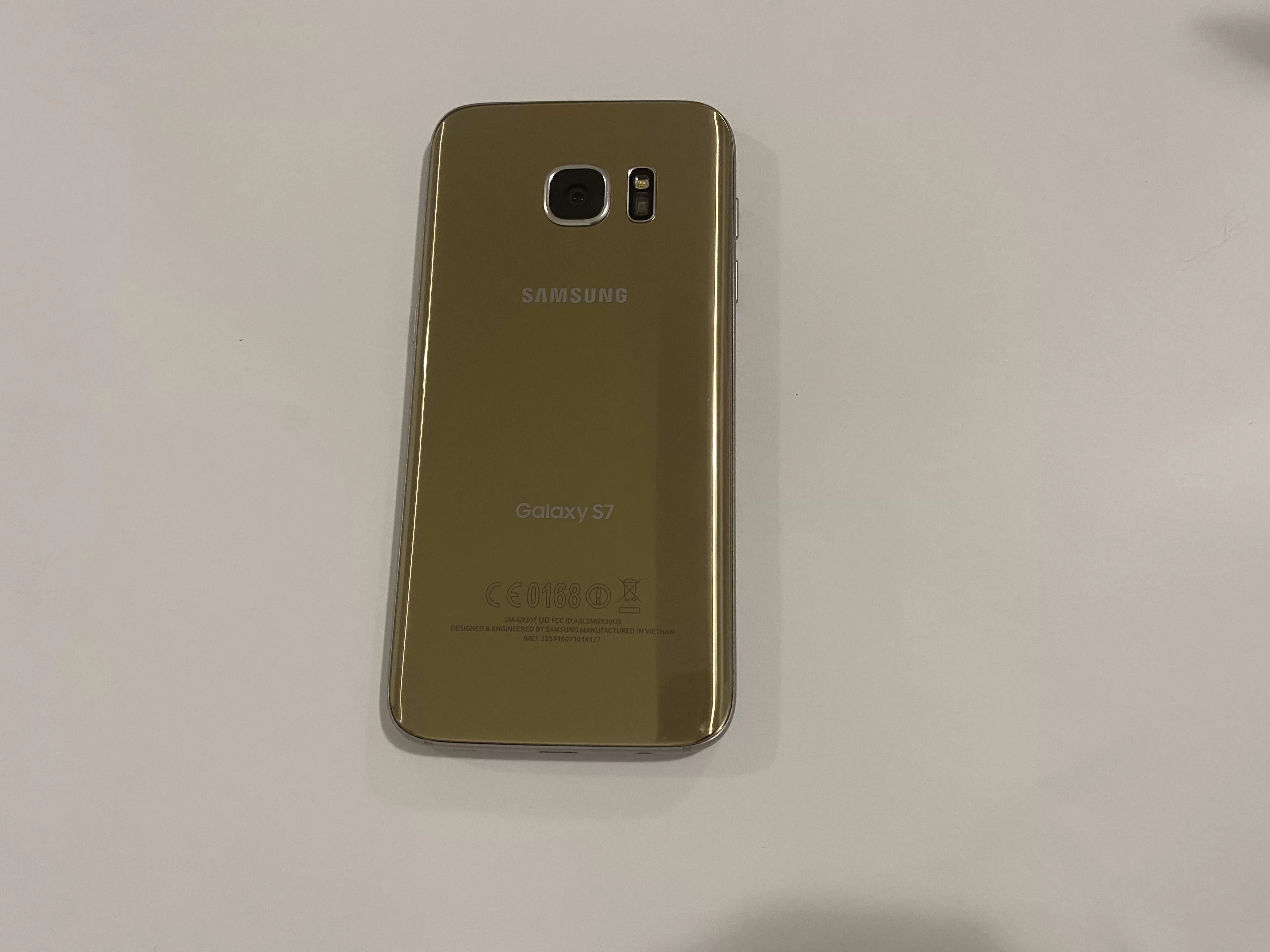 Sizeamsung Galaxy Size7 32GB G930T Gold Platinum T-Mobile Sizemartphone Grade A