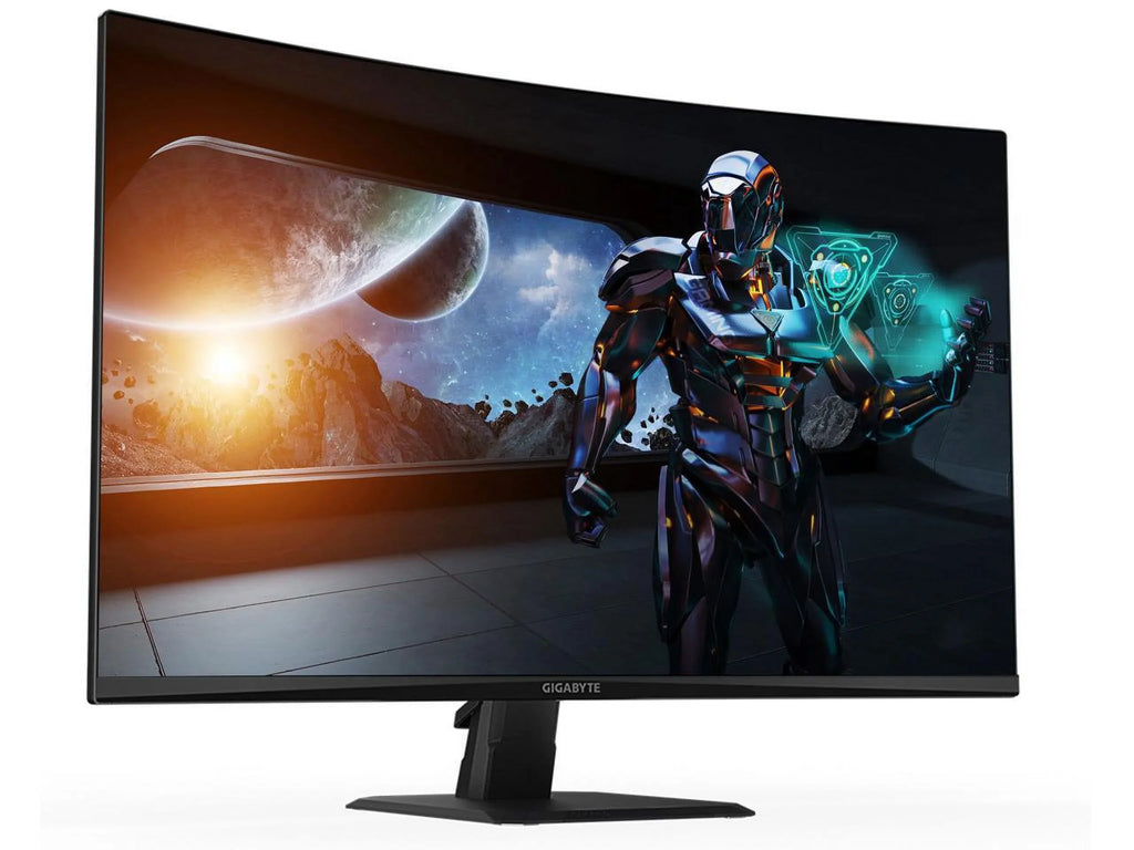GIGABYTE GSize32QC 31.5" 165Hz 1440P Curved Gaming Monitor, 2560x1440 VA 1500R Display, 1ms (MPRT) Response Time, HDR Ready, 1x Display Port 1.4, 2x HDMI 2.0