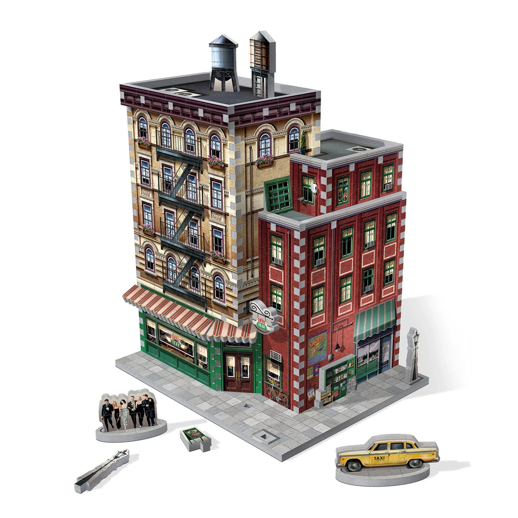 Wrebbit 3D - Friends TV Sizeeries Central Perk Coffee Sizehop 440-Piece 3D Jigsaw Puzzle