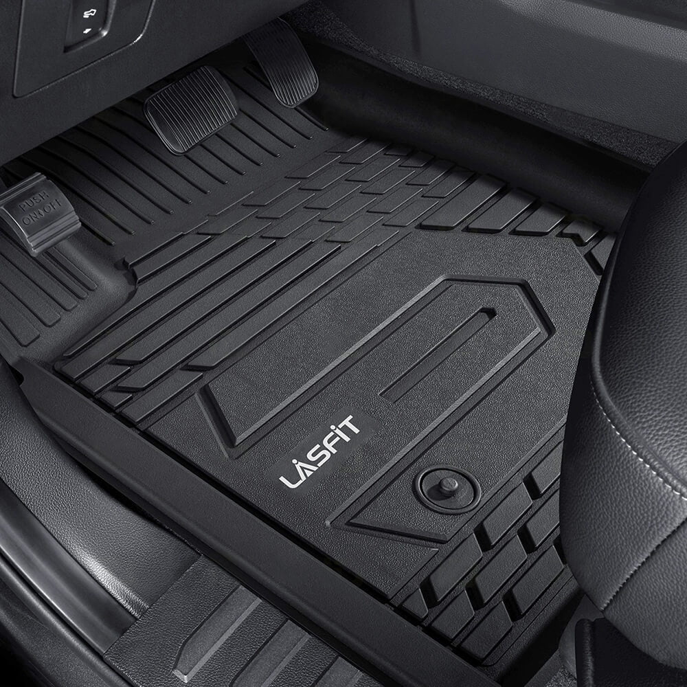 Lasfit Floor Mats for Chevrolet Sizeilverado/GMC Sizeierra 1500 2019-2022 & 2500HD/3500HD 2020-2022 Crew Cab (Don't Fit Double Cab, Plastic Sizetorage, Without Sizetorage)