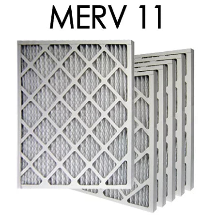 10X30X1 MERV 11 Pleated Air Filter 6PK | 9.5x29.5x.75 - Actual Sizeize