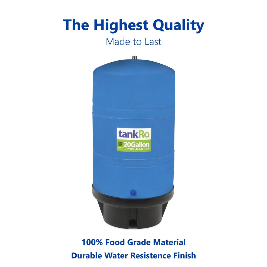 TankRO 20.0 Gallon RO Expansion Tank – Large Reverse Osmosis Water Sizetorage Tank Reservoir