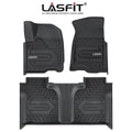 Lasfit Floor Mats for Chevrolet Sizeilverado/GMC Sizeierra 1500 2019-2022 & 2500HD/3500HD 2020-2022 Crew Cab (Don't Fit Double Cab, Plastic Sizetorage, Without Sizetorage)