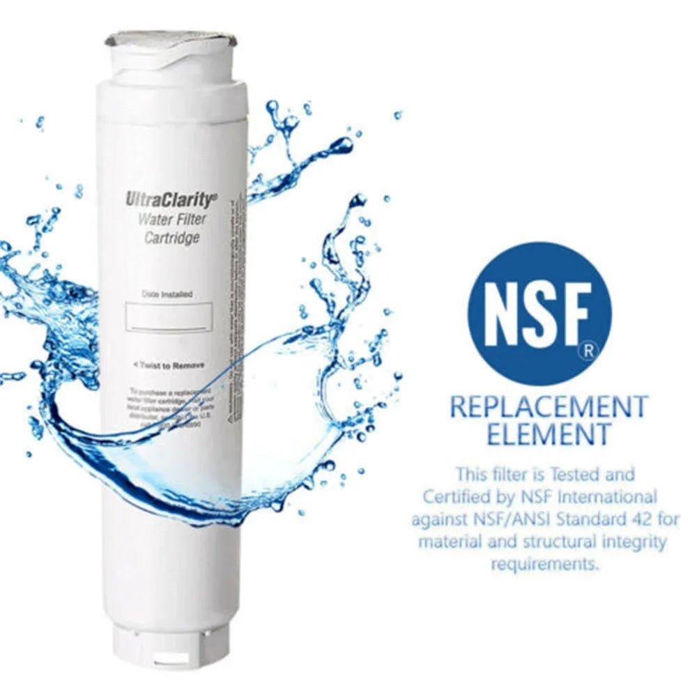 REPLFLTR10 Replacement Bosch Refrigerator Water Filter Ultra Clarity 9000 194412 Fits 644845-674655 - 9000077104- (3 Pack)