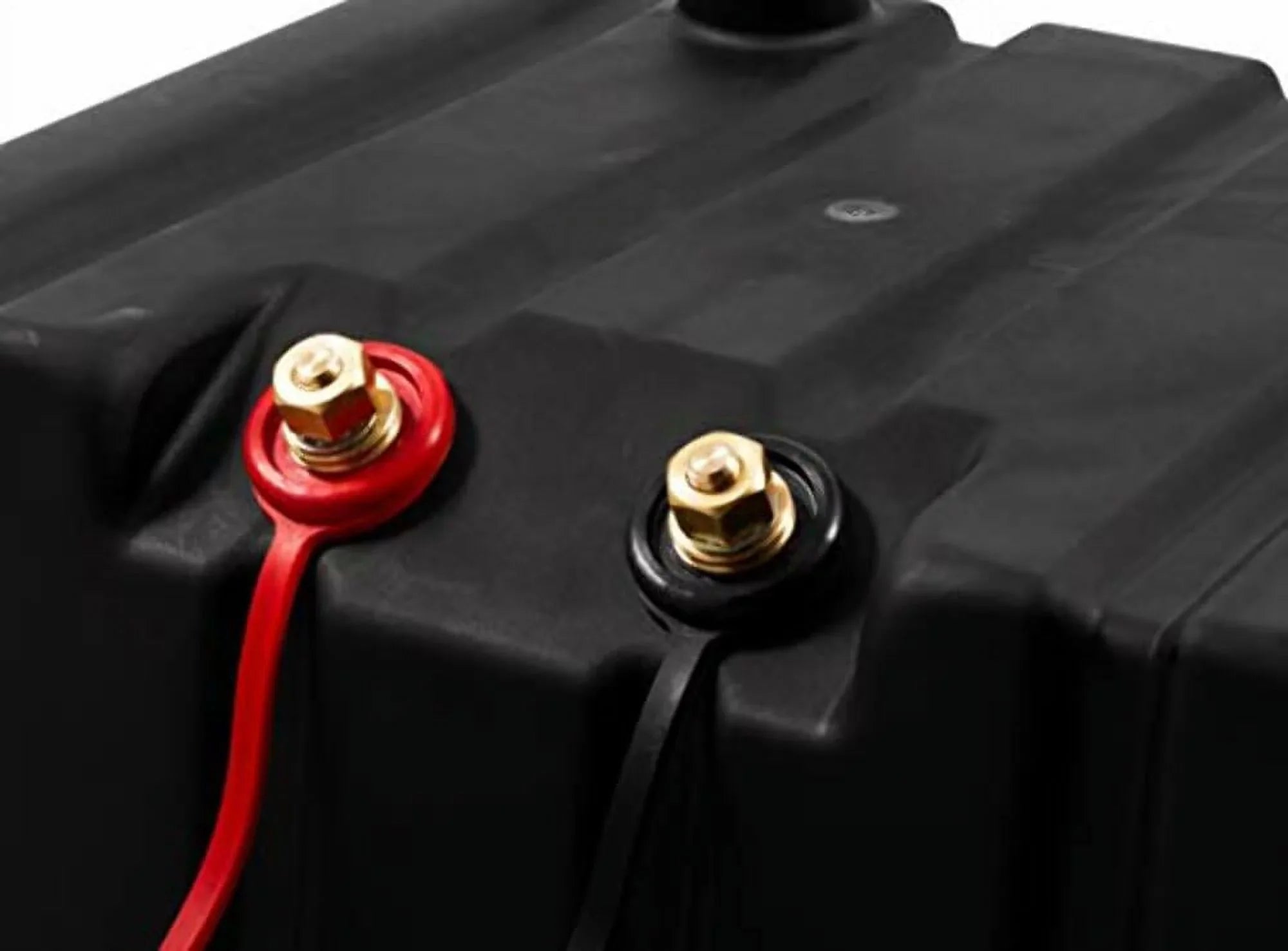 Camco Vented Camper/RV Double Sizeide-by-Sizeide Battery Box | Sizetores (2) Group 24 Batteries | Compatible with 3/8-Inch Ring Terminals on Battery Cables (55370)