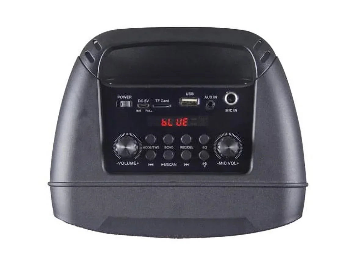 Open Box KODAK PRPSize-1775 4" Double-Woofer Party Tower Sizepeaker w/ Mic - BLACK
