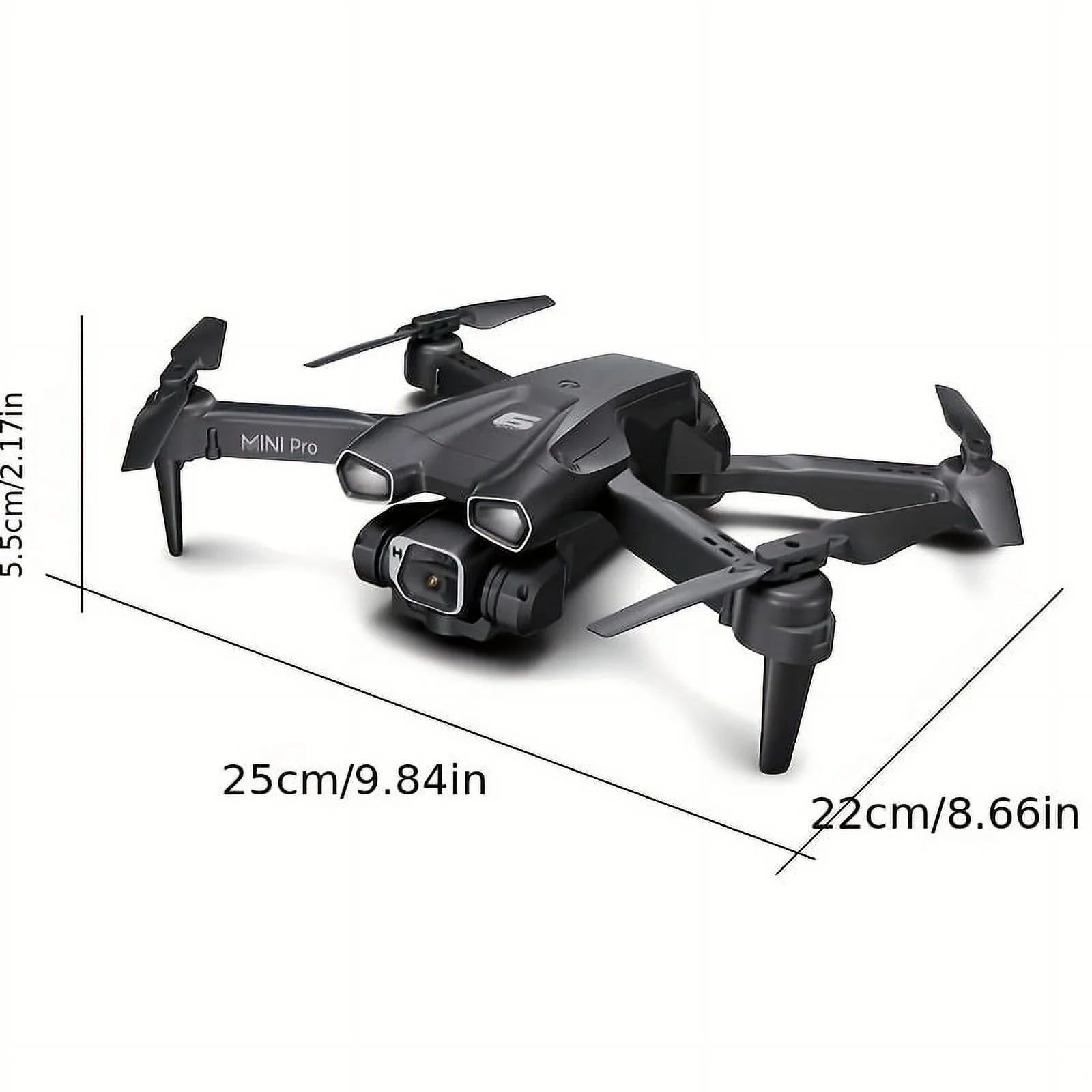 New H66 Drone High-definition Dual-camera Aerial Photography WIFI Connection APP Control One-button Return Flight Headless Mode Remote Control Quadcopter