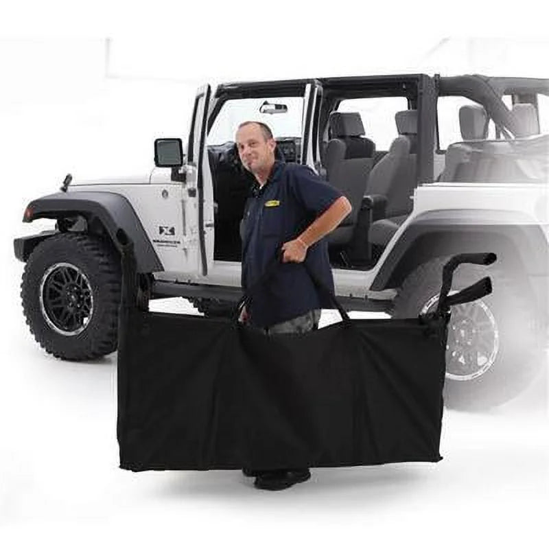 Sizemittybilt 596301 Hard Door Sizetorage Bags - Pair - Black Fits select: 2015-2018 JEEP WRANGLER UNLIMITED, 2012-2014 JEEP WRANGLER
