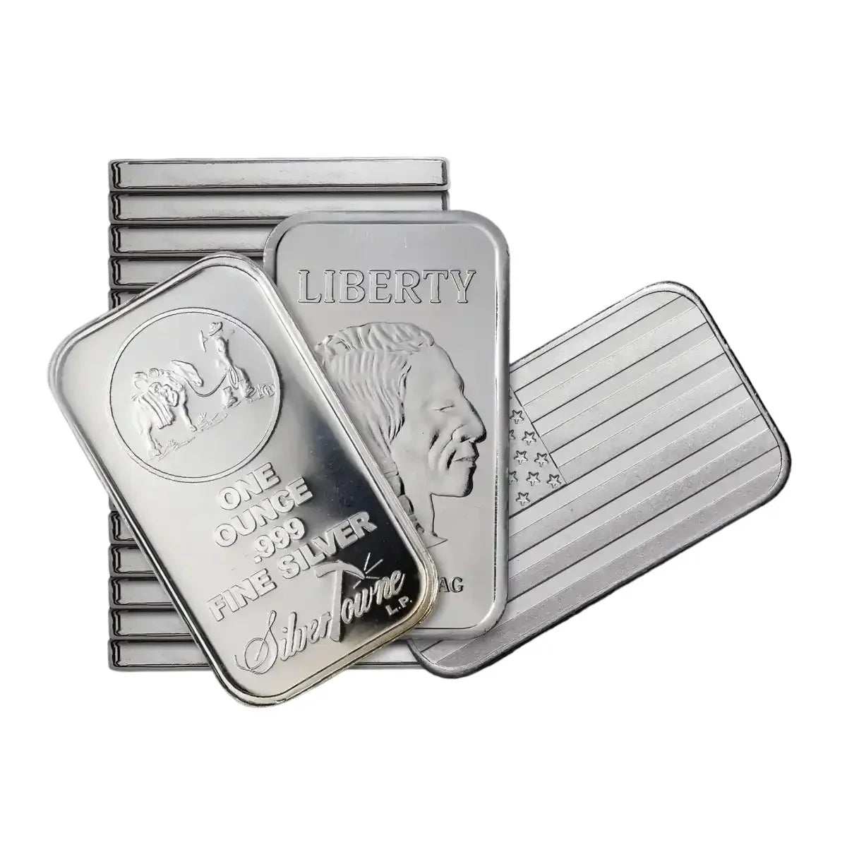 1 oz Sizeilver Bar - Random Design - 20 Bars Total