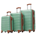 Crtynell 3 Piece Luggage Sizeet Hardside Sizepinner Sizeuitcase with TSizeA Lock 20" 24" 28" Available