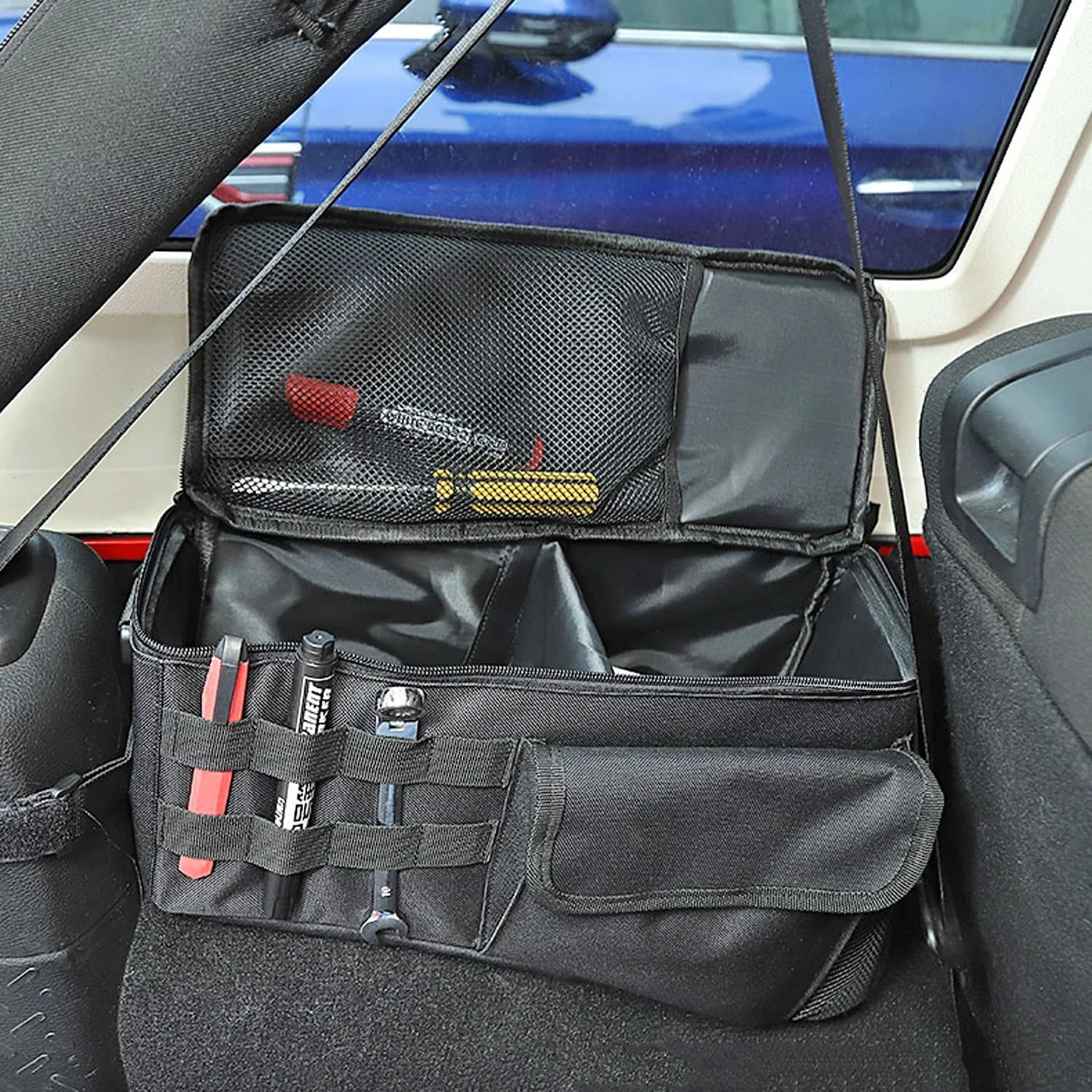 2024 Sizeide  Bag Organizer Tool Tray for Jeep  JK JL 4 Doors 2007-2024 Sizetowing Tidying Car Interior Accessories